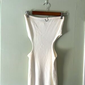 Meshki strapless knit dress